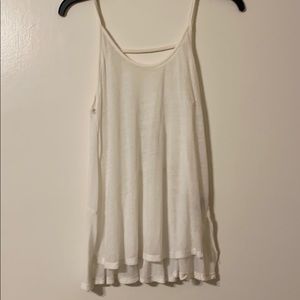 Free people white tank top